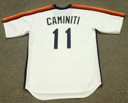 KEN CAMINITI Houston Astros 1988 Majestic Cooperstown Throwback Baseball Jersey