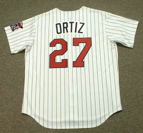 Lids David Ortiz Minnesota Twins Mitchell & Ness 2002 Cooperstown  Collection Mesh Batting Practice Jersey - Navy