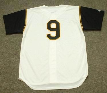 Men's Majestic Bill Mazeroski Black Pittsburgh Pirates Name & Number T-Shirt