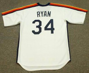 NOLAN RYAN Houston Astros 1986 Majestic Cooperstown Throwback Baseball Jersey