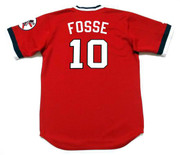 RAY FOSSE Cleveland Indians 1976 Majestic Baseball Throwback Jersey - Back