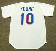 MICHAEL YOUNG Texas Rangers 1990's Majestic Cooperstown Throwback Baseball Jersey