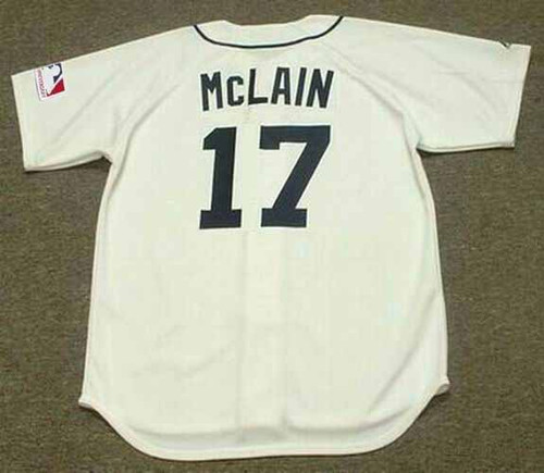 Autographed/signed Denny Mclain Detroit White Baseball Jersey 