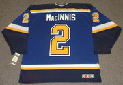 Al MacInnis 2003 St. Louis Blues NHL Throwback Home Jersey - Back