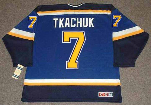 KEITH TKACHUK Signed St. Louis Blues Blue Reebok Jersey - NHL Auctions