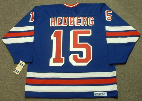 Anders Hedberg Jersey - New York Rangers 1979 Vintage Throwback NHL Hockey  Jersey