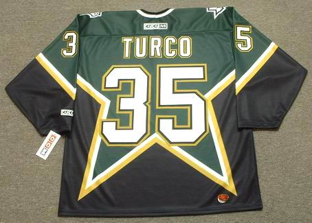 Marty Turco Signed Dallas Stars Jersey (JSA COA) 11 Year Veteran Goalt –