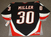 RYAN MILLER Buffalo Sabres 2005 Home CCM Throwback NHL Jersey - BACK