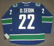 DANIEL SEDIN Vancouver Canucks 2011 REEBOK Throwback NHL Hockey Jersey