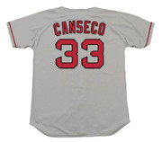 JOSE CANSECO Boston Red Sox 1995 Majestic Throwback Away Baseball Jersey - Back