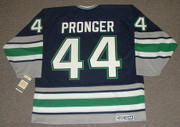 CHRIS PRONGER 1993 Away CCM Hartford Whalers Hockey Jersey - BACK