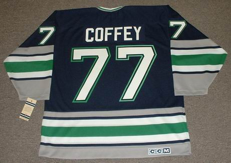 Vintage Rare NHL Hartford Whalers Blue Hockey Jersey paul coffey for Sale  in Mustang Ridge, TX - OfferUp