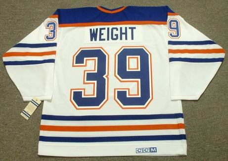 1996-97 Doug Weight Game Worn Edmonton Oilers Jersey.  Hockey, Lot  #81622