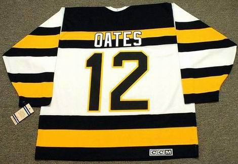 Adam Oates Signed Boston Yellow Hockey Jersey (JSA) — RSA