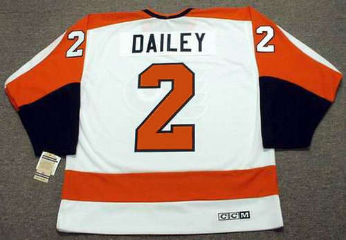 Bob Dailey 1980 Philadelphia Flyers Vintage Home Throwback NHL Hockey Jersey