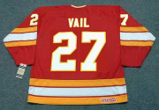 ERIC VAIL Atlanta Flames 1977 CCM Throwback Away NHL Hockey Jersey - BACK