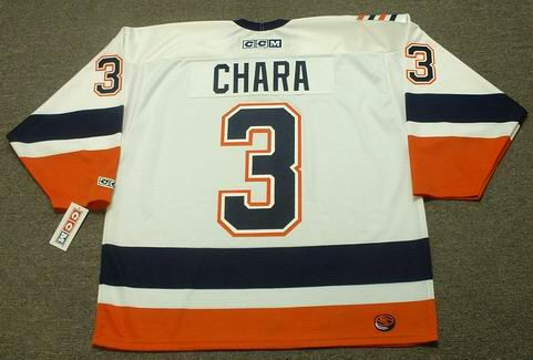 2000-01 Zdeno Chara New York Islanders Game Worn Jersey – Team Letter