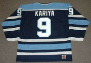 Paul Kariya 1993 Maine Black Bears NCAA Retro Throwback Hockey Jersey - BACK