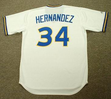 FELIX HERNANDEZ Seattle Mariners Majestic Cooperstown Throwback Baseball  Jersey - Custom Throwback Jerseys