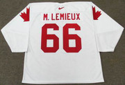 MARIO LEMIEUX 1987 Team Canada Nike Throwback Hockey Jersey - BACK