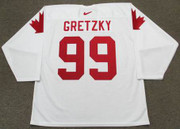 WAYNE GRETZKY 1987 Team Canada Nike Throwback Hockey Jersey - BACK