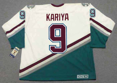 Paul Kariya Anaheim Mighty Ducks CCM Throwback Jersey (Men's Sizes)