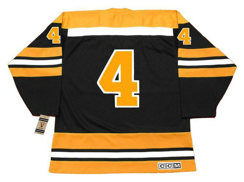 Men's Boston Bruins Bobby Orr CCM Black Heroes of Hockey Authentic  Throwback Jersey