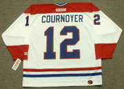 YVAN COURNOYER Montreal Canadiens 1978 CCM Throwback Home NHL Jersey - BACK