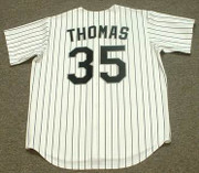 FRANK THOMAS Chicago White Sox 1994 Majestic Throwback Home Baseball Jersey - BACK