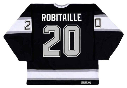 LUC ROBITAILLE  Los Angeles Kings 1993 Away CCM Throwback Hockey