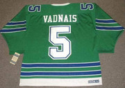 CAROL VADNAIS Oakland Seals 1968 CCM Vintage Throwback Home NHL Jersey - BACK