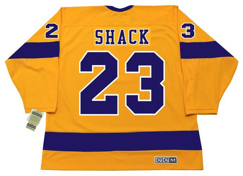 Eddie Shack 1970 Los Angeles Kings Away Vintage Throwback NHL Hockey Jersey