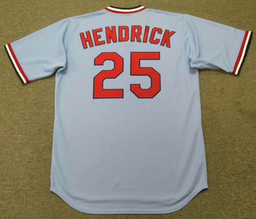 GEORGE HENDRICK St. Louis Cardinals 1982 Majestic Cooperstown Away Baseball  Jersey - Custom Throwback Jerseys