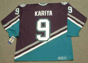 Paul Kariya 2003 Anaheim Mighty Ducks Away CCM NHL Throwback Hockey Jersey - BACK