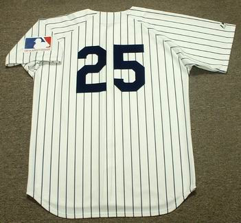 NEW YORK YANKEES JERSEY custom XL MLB Vintage 90's Embroidered