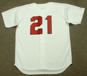 CURT FLOOD Washington Senators 1971 Majestic Cooperstown Home Jersey