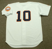 RUSTY STAUB Houston Astros 1960's Majestic Throwback Home Baseball Jersey - BACK