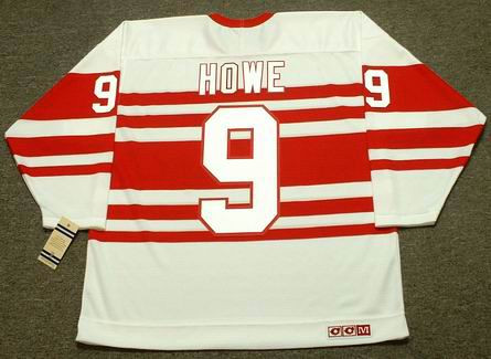 GORDIE HOWE  Detroit Red Wings 1962 Home CCM Vintage Hockey Jersey