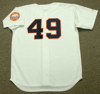 MAJESTIC  LARRY DIERKER Houston Astros 1971 Cooperstown Home Baseball  Jersey