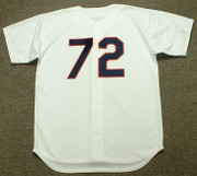 CARLTON FISK Chicago White Sox 1989 Majestic Cooperstown Home Jersey