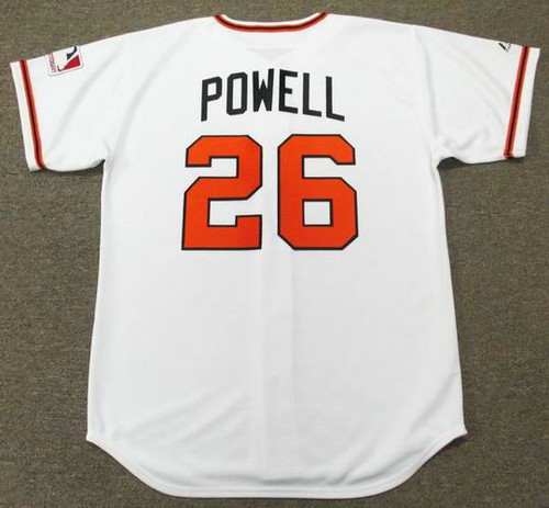 Boog Powell Majestic Baltimore Orioles Grey Road YOUTH Jersey