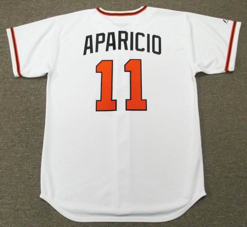 MAJESTIC  LUIS APARICIO Baltimore Orioles 1963 Cooperstown Baseball Jersey