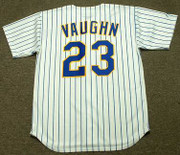 GREG VAUGHN Milwaukee Brewers 1993 Majestic Cooperstown Home Jersey