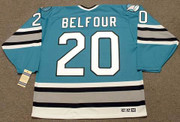 ED BELFOUR San Jose Sharks 1997 CCM Vintage Throwback NHL Hockey Jersey