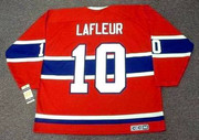 GUY LAFLEUR Montreal Canadiens 1973 Away CCM Throwback NHL Hockey Jersey - BACK