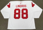 ERIC LINDROS 1991 Team Canada Nike Throwback Hockey Jersey - BACK