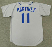 EDGAR MARTINEZ Seattle Mariners 1992 Away Majestic Baseball Throwback Jersey - BACK