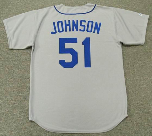 Randy Johnson 1989 Seattle Mariners Cooperstown Men's Grey Road Jersey