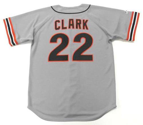 Youth Mitchell & Ness Will Clark Gray San Francisco Giants Cooperstown  Collection Mesh Batting Practice Jersey 