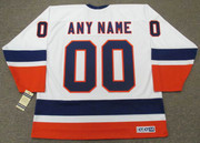 NEW YORK ISLANDERS 1980's Home CCM Vintage Customized NHL Hockey Jersey - BACK